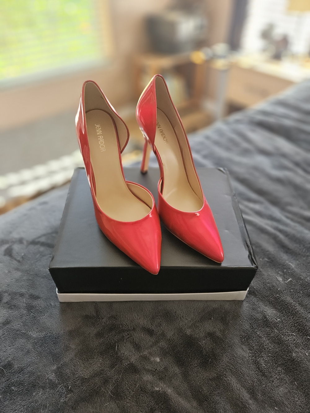 Iridescent D'orsay Pumps